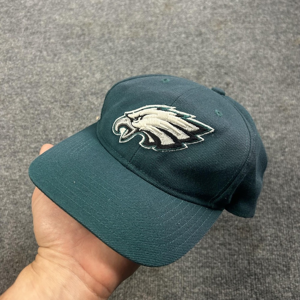 Philadelphia Eagles Hat Cap Strap Back One Size Green NFL Team Apparel Mens